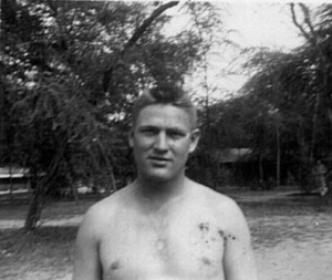 Leonard "Okie" Shelton, Tail Gunner, Crew 204, Okinawa 1945